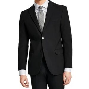 NEW Size 40S DKNY Duran Modern Fit Men’s Black Formal Business Blazer Jacket